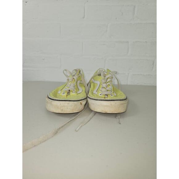 Vans Women's Color Theory Old Skool Shoes Neon Bright Yellow Size 8 US - Picture 2 of 9